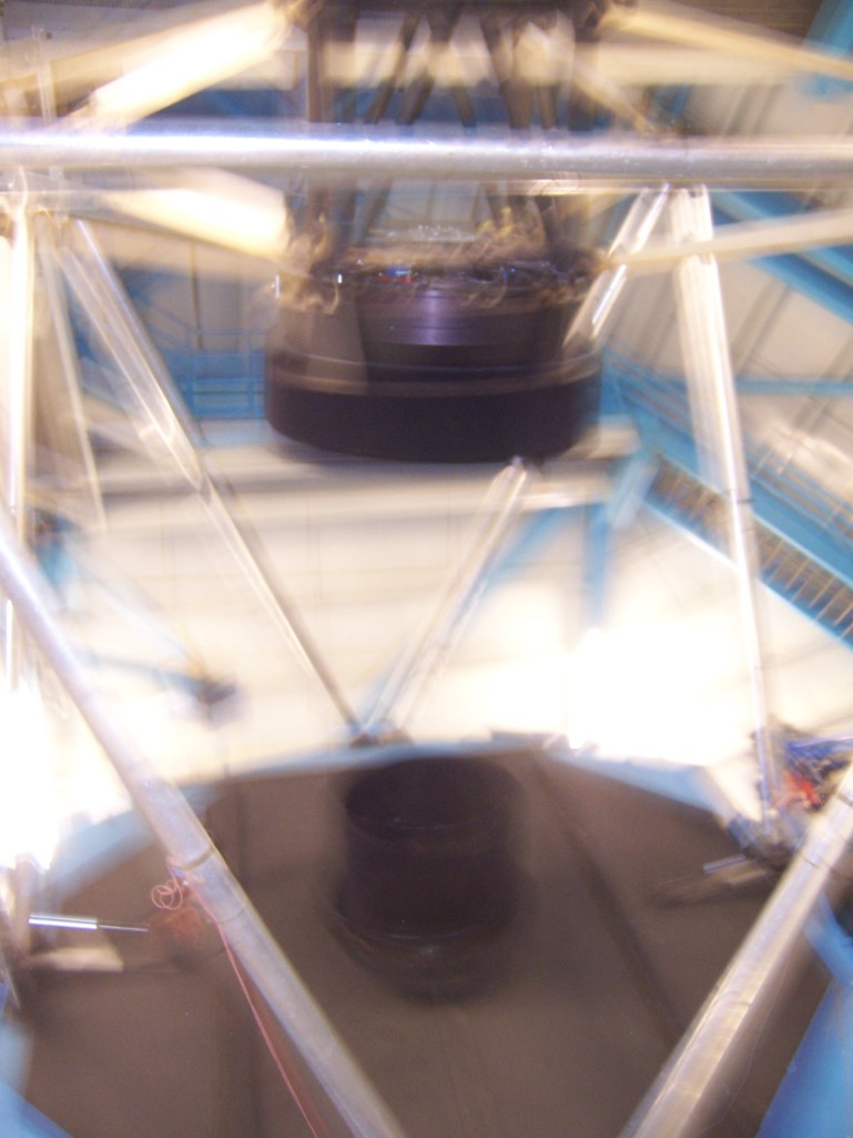 WIYN's (covered) mirror, and focus