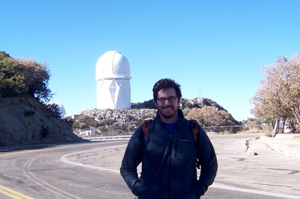 For once, something larger than my head in a photograph with my head.